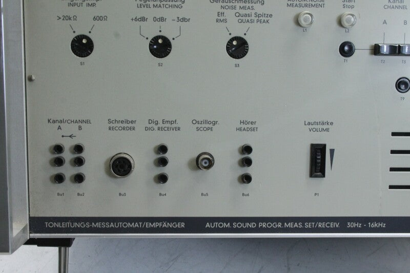 Siemens D2060 Automatic Sound Program Measuring Set Receiver 30Hz-16kHz