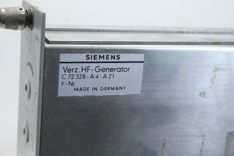 Siemens Sitral V296g R-F Generator (No.4)