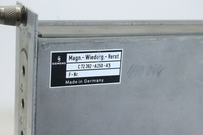 Siemens Sitral V297 Magn-Wiedergabe-Verstärker (Playback Amp) (No.7)