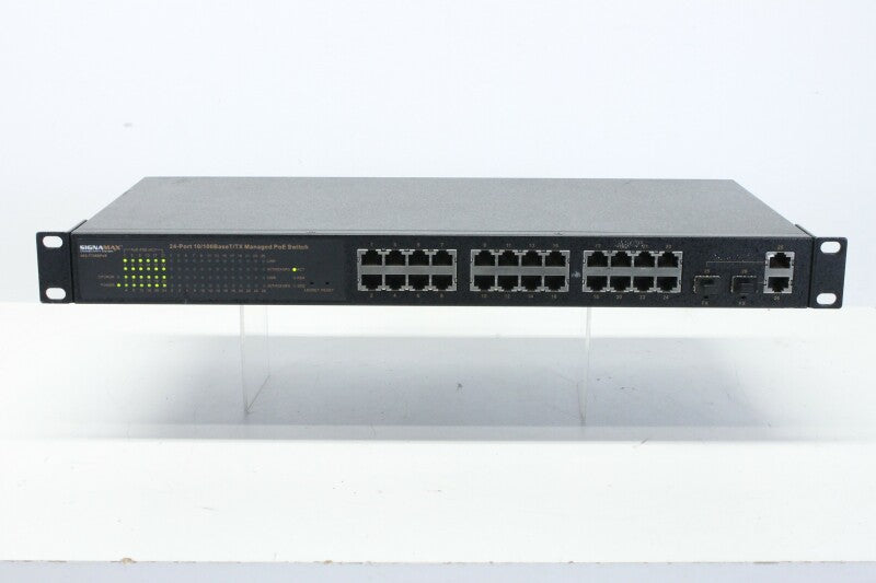 Signamax 065-7726S PoE - 24-Port 10/100BaseT/TX Managed PoE Switch