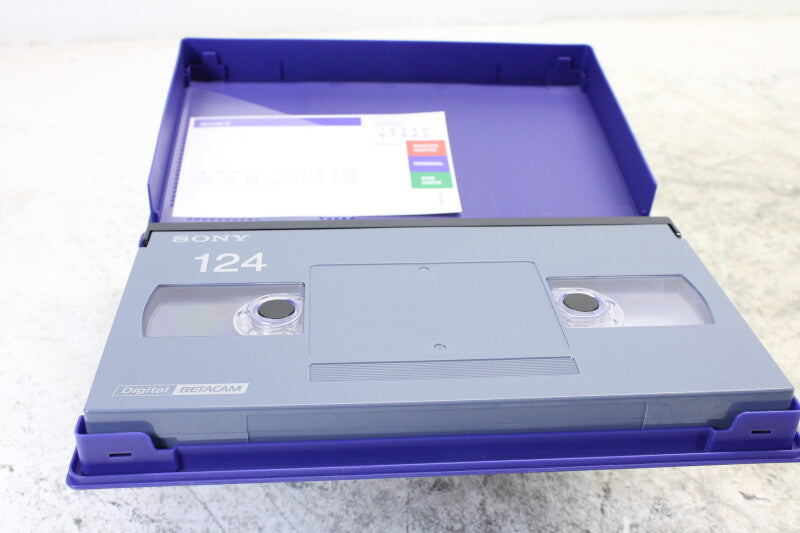 Sony BCT-D124L Digital Betacam video tape NEW/UNOPENED