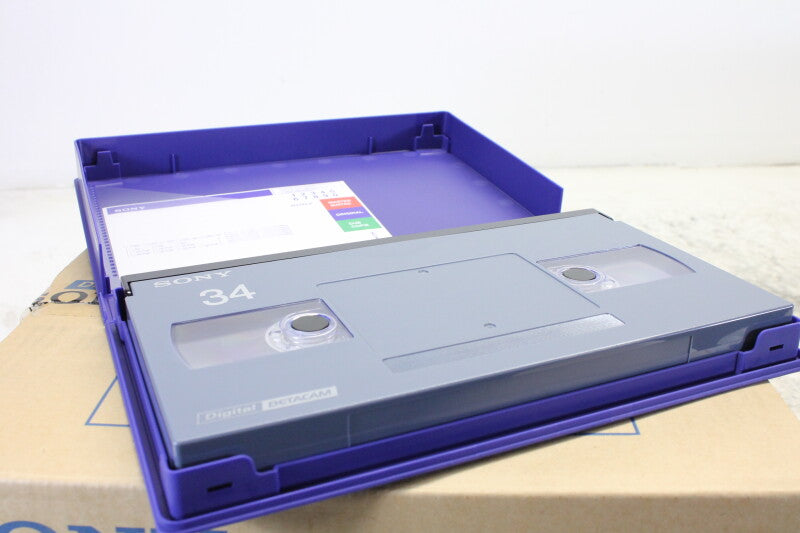 Sony BCT-D34L Digital Betacam video tape NEW/UNOPENED (box of 10)