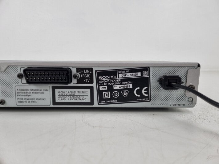 Sony DVP-NS430 CD/DVD Player