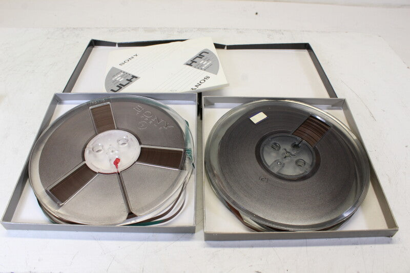 Sony Lot of Back coated 1/4" Tapes