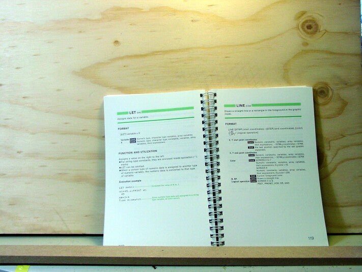 Sony MSX-BASIC V2.0 Programming Reference Manual