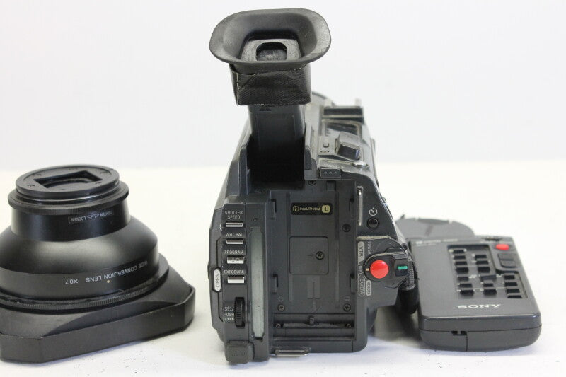 Sony 3ccd mini DVCAM 12x and wide conversion lens X0.7