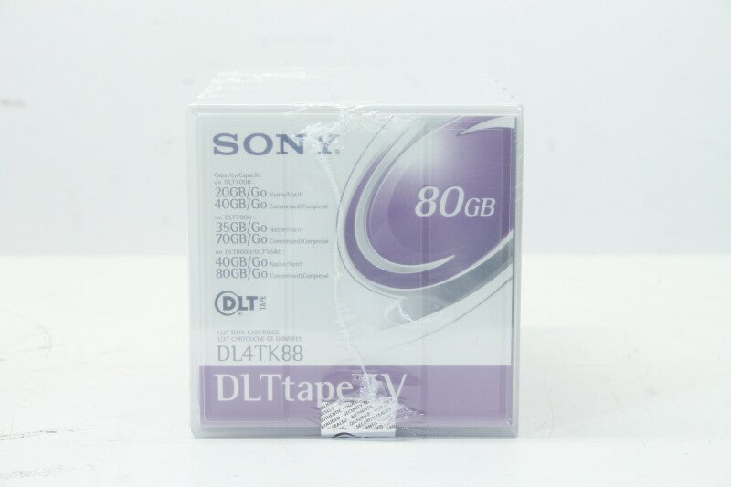 Sony DL4TK88 - 80Gb DLT tape IV - 1/2 Inch Data Cartridge, Box with 5 Pieces
