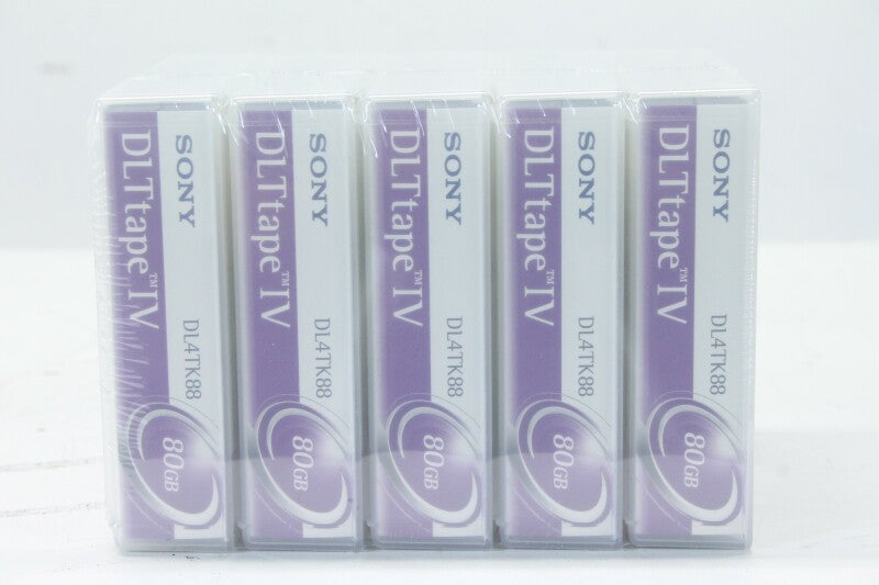 Sony DL4TK88 - 80Gb DLT tape IV - 1/2 Inch Data Cartridge, Box with 5 Pieces