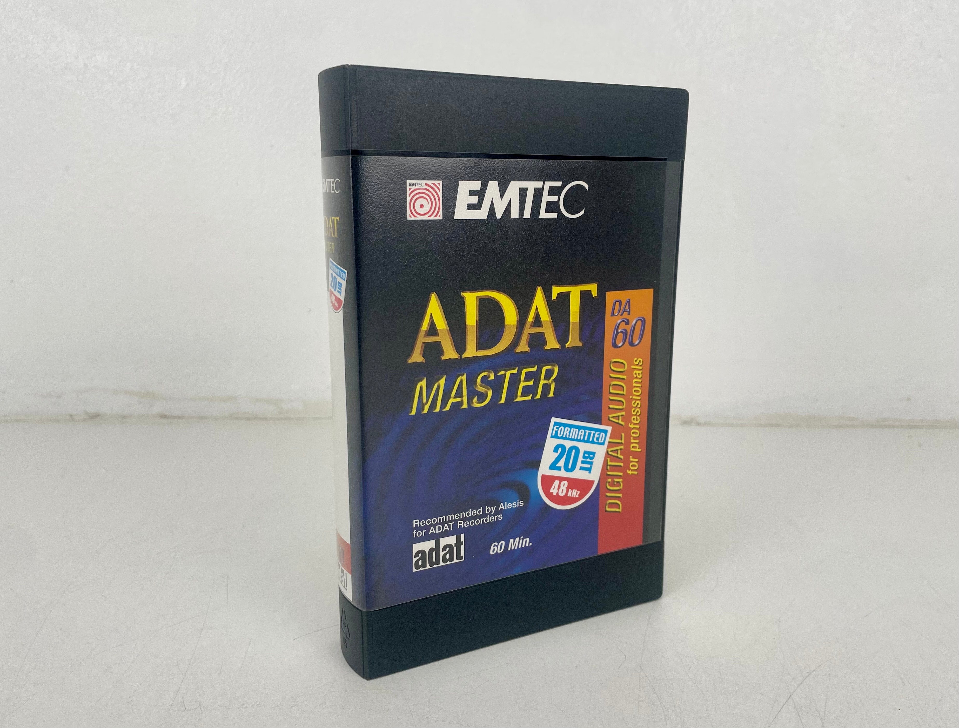 EMTEC ADAT Master DA60 geformatteerde 20-bits 48 kHz digitale audiotape - Nieuw in doos