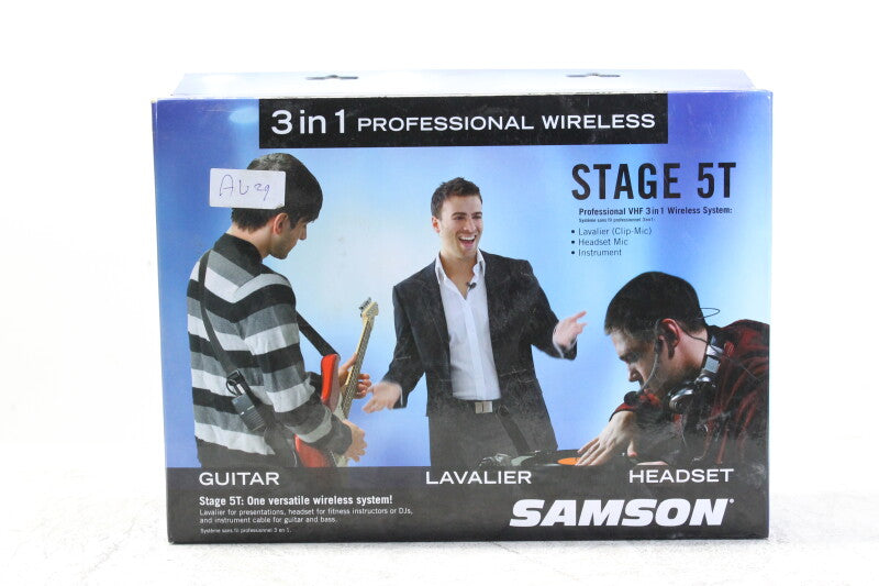 Samson Stage 5T - Professional 3 in 1 VHF Microphone System (No.2)