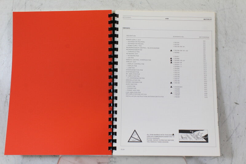 Studer A726 Professional Digital FM-Monitor Tuner Manual