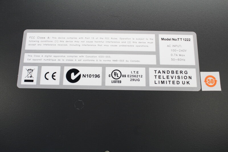 Tandberg TT 1222 Receiver