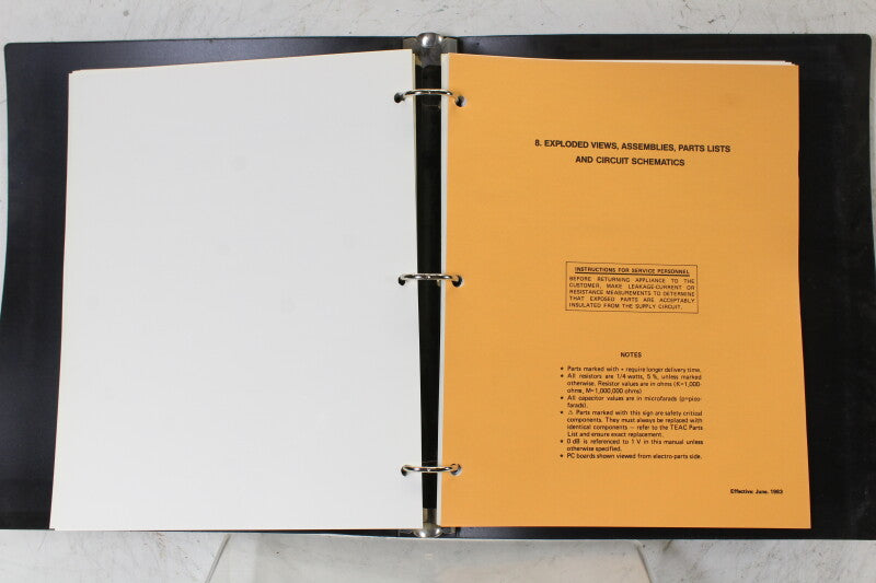 Tascam 58 Operation and Maintenance Manual