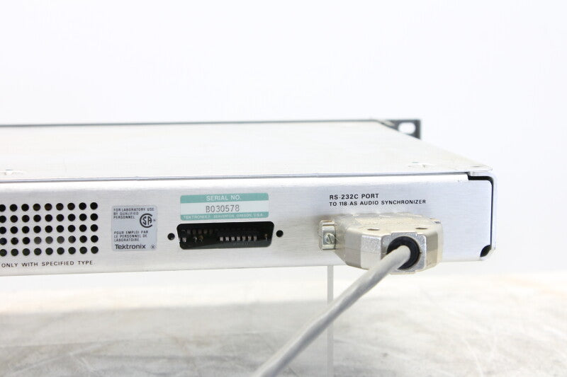 Tektronix Audio Synchronizer Control 118-RC