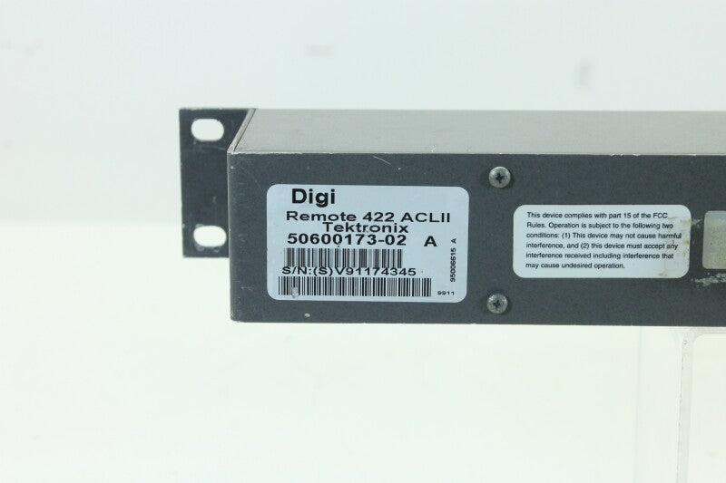 Tektronix RS-422 Connector Panel