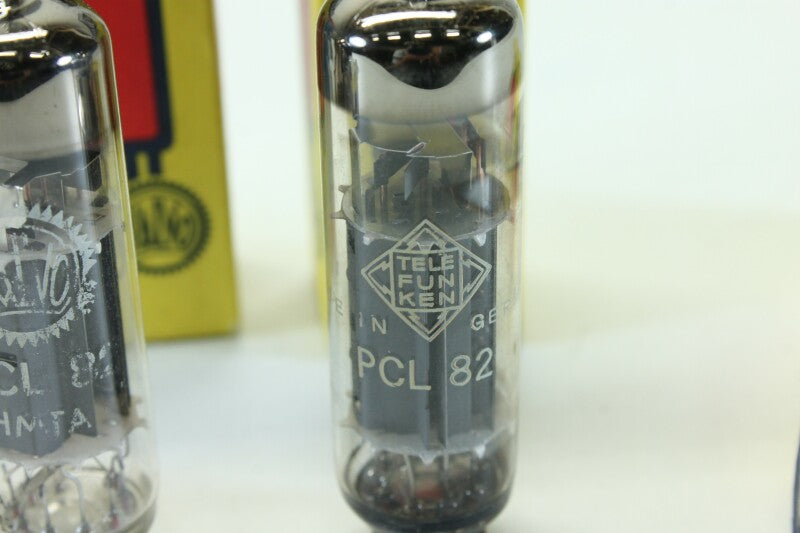 Telefunken Lot of 5 PCL 82 Valvo Tubes