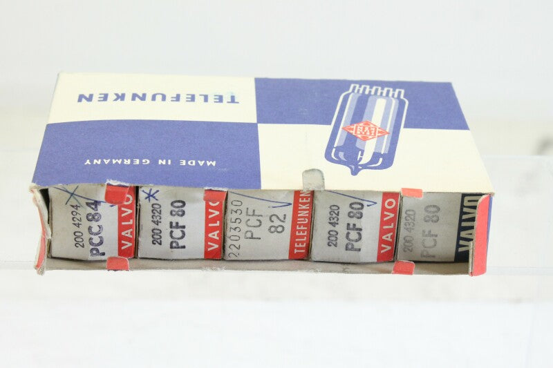 Telefunken Lot with 5 Vintage Tubes of different types/brands (No.12)