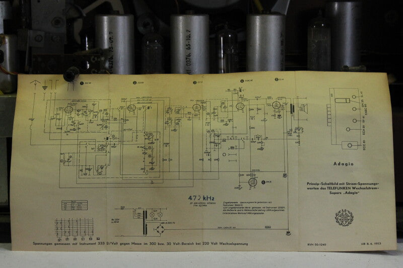 Telefunken Telefunken vintage radio adagio 53
