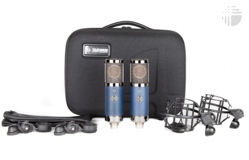 Telefunken TF 11 Matched Stereo Pair Fet Large Membrane Condenser Microphone