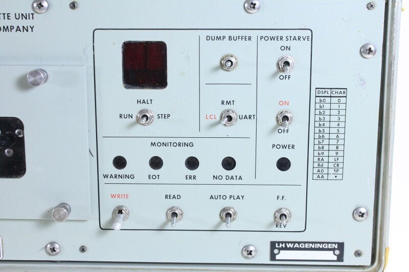 The Marconi Company Digital Cassette Unit CMA-749 (no.1)