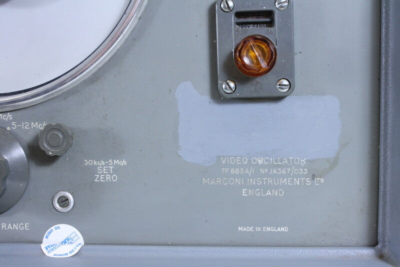 De Marconi Company video-oscillator TF885A/1