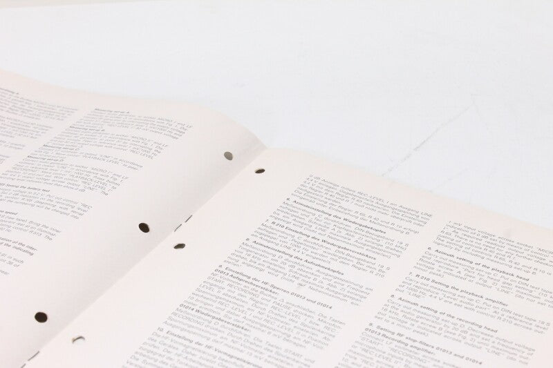 Uher Uher 1000 Report Pilot - Service Instruction Manual