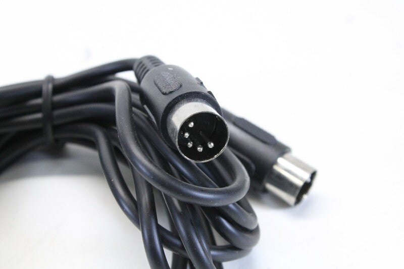Unknown 5 Pin Din Cable, Male to Male, 3 Meters Long - NOS!