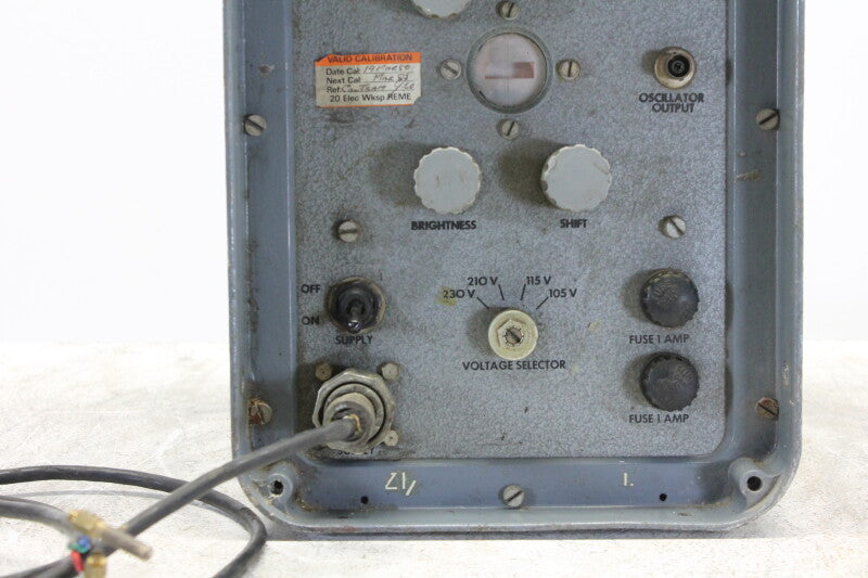 Unknown British Army Amplifier 105-230v
