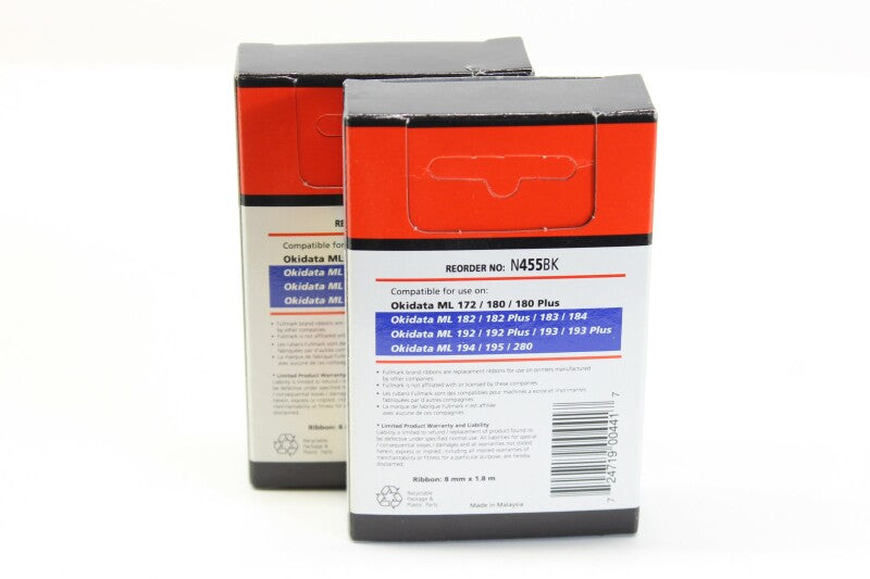 Fullmark Nylon Printer Ribbon For OKIDATA ML 182/192/193/194/195 Black (No.3)