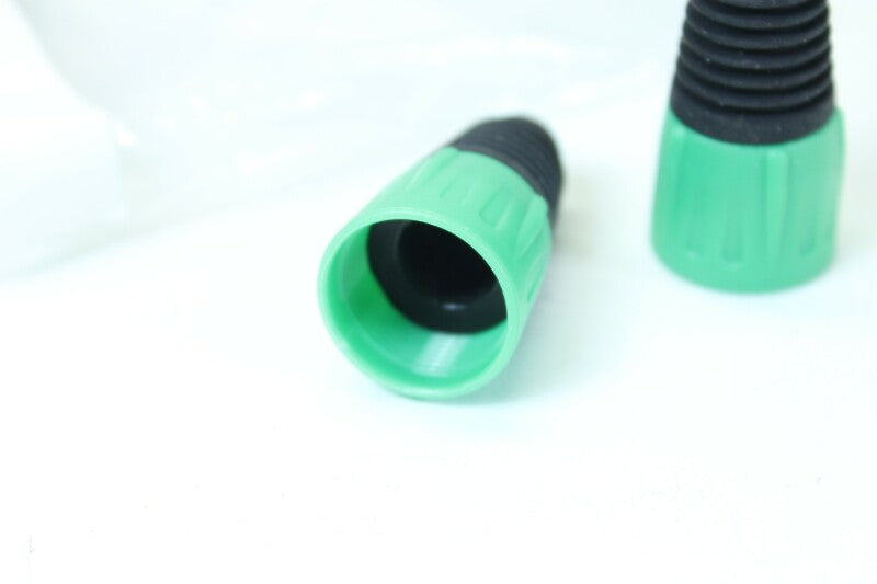 Unknown Lot of 7 XLR Sockets With Green colored Boots