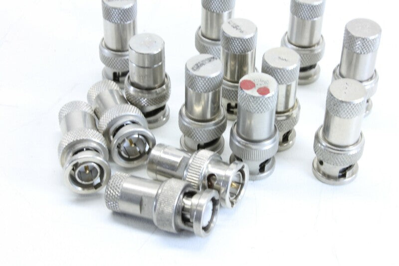 Unknown Lot With 14x BNC 75 ohm Connectors