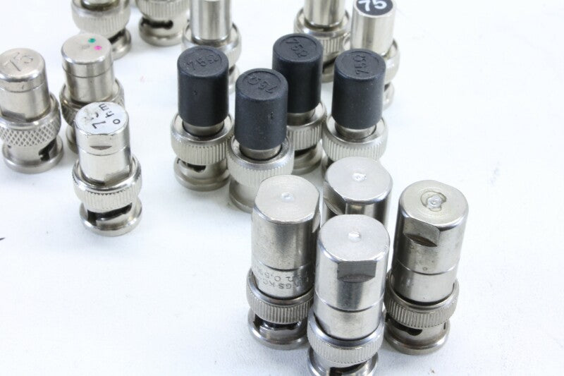 Unknown Lot With 17x BNC 75 ohm Connectors