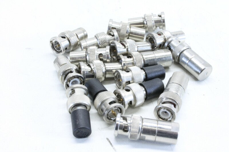 Unknown Lot With 17x BNC 75 ohm Connectors