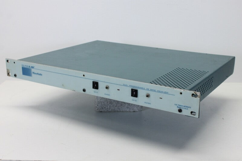 MicroAudio EQ POD 2.2B - Dual Programmable 28 Band Equalizer