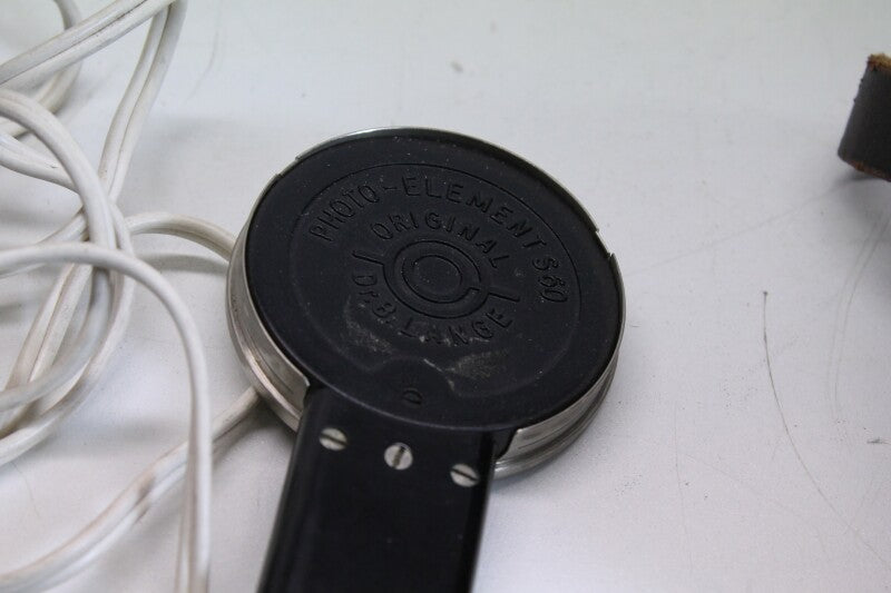 Unknown Photo Element S60 vintage light intensity meter in leather bag