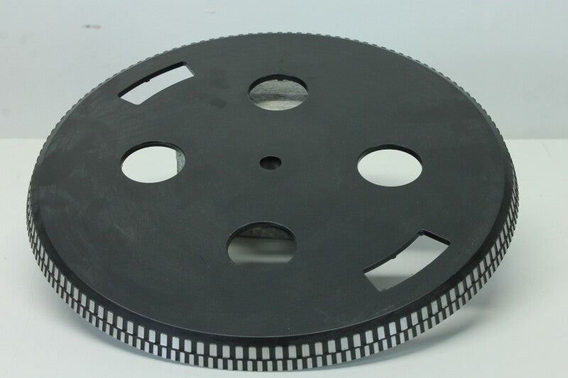 Unknown Turntable Platter with Rubber Turntable Mat