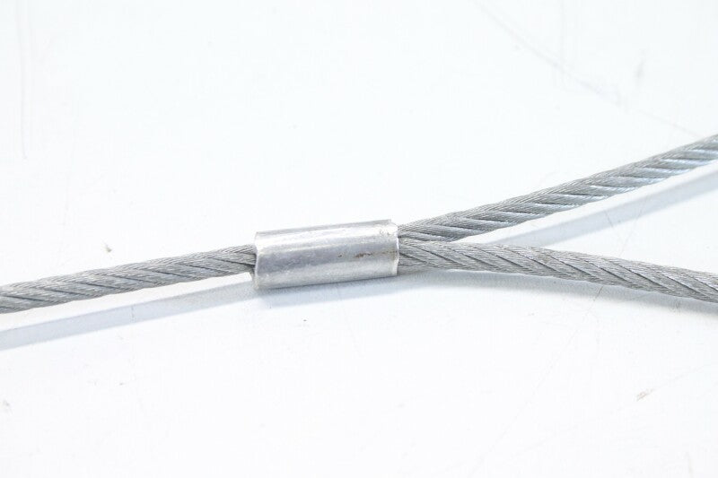 Unknown Steel Safety Cable - with Steel Carabine Hook - Max 85 KG Not certified