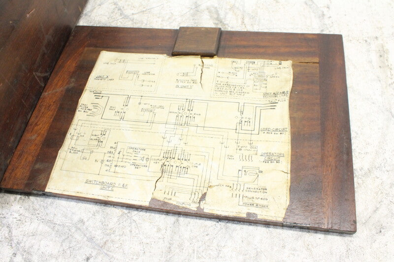 Unknown Telephone Manufacturing Company Switchboard "F&F"