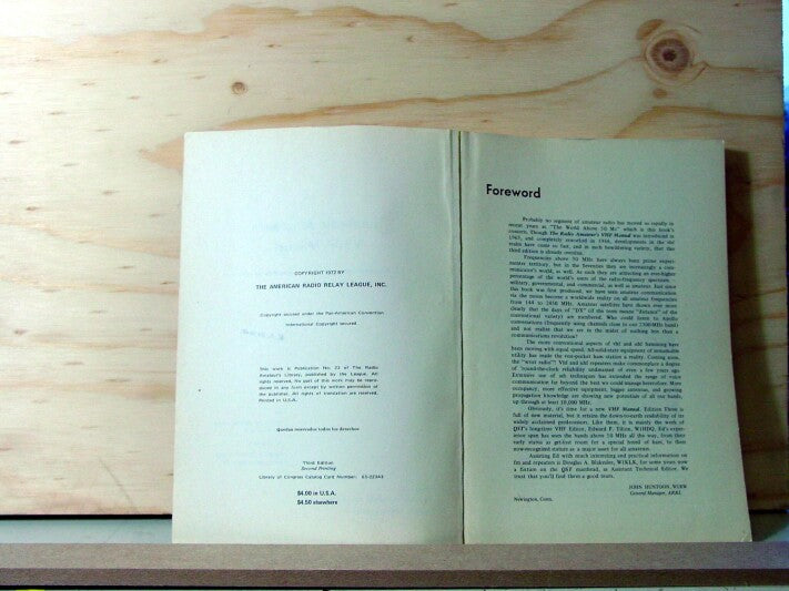 Unknown The Radio Amateur's VHF Manual - Edward P. Tilton