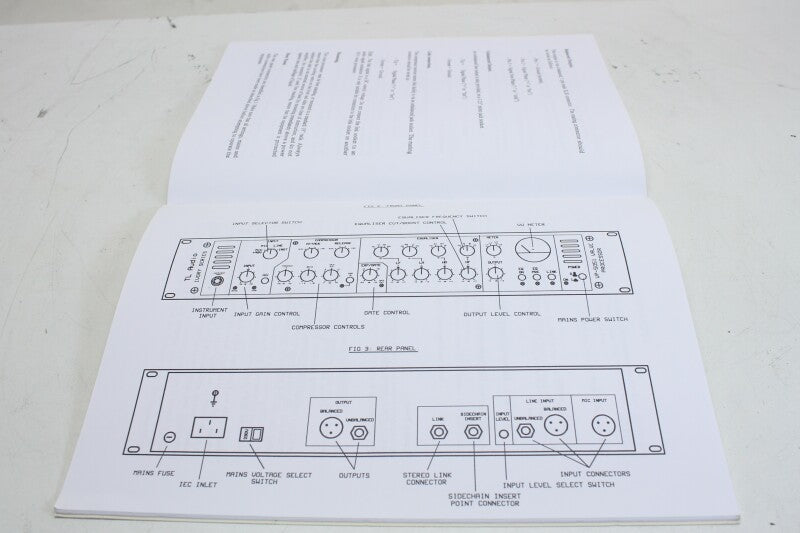 TL Audio VP-5051 Valve Voice Processor - User Manual