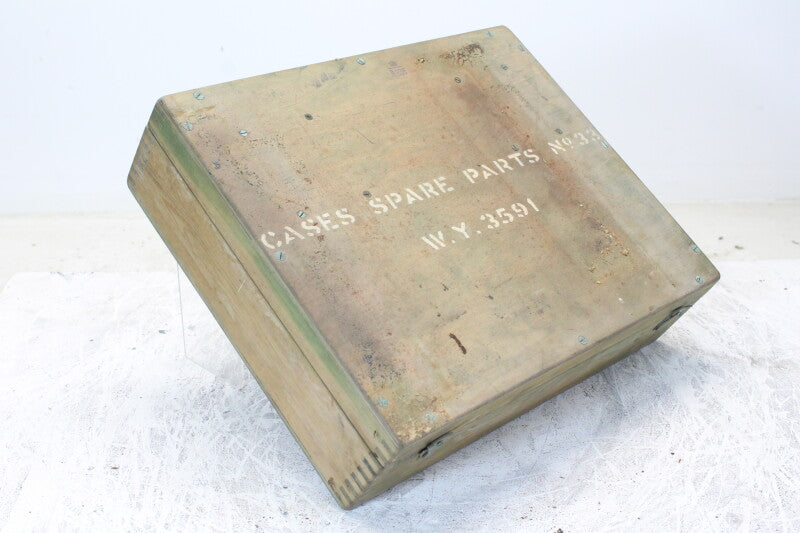 Unknown U.S. Army Empty Case Spare Parts No. 33 WY.3591