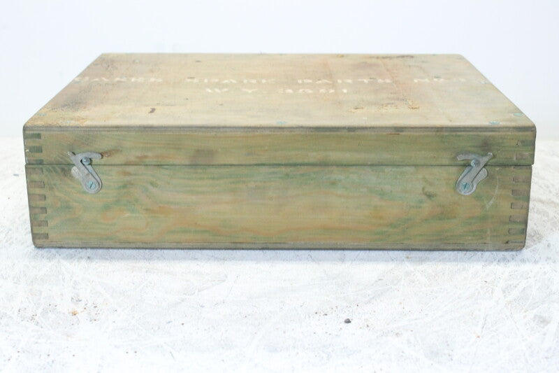 Unknown U.S. Army Empty Case Spare Parts No. 33 WY.3591