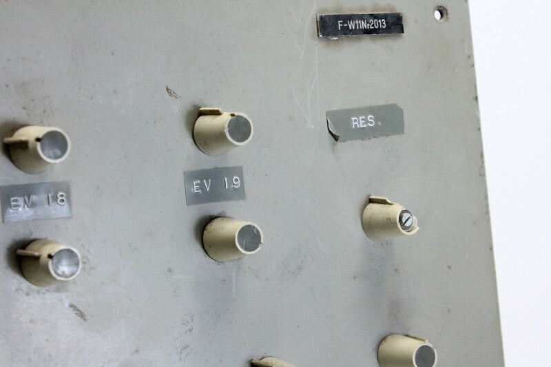 Unknown Vintage Control Panel With Lots of potentiometers and Tuchel Connections