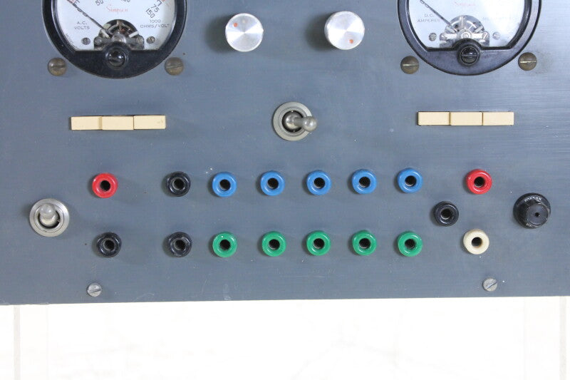 Unknown Vintage Volt & Amperemeter