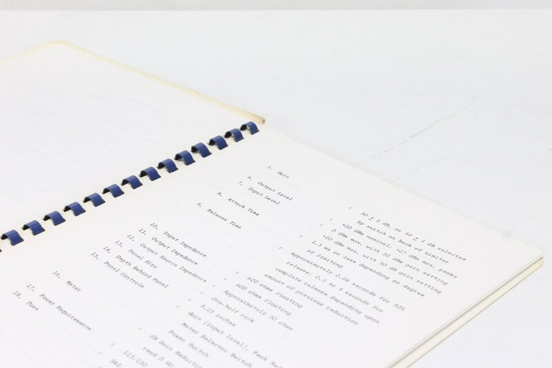 Urei LA-3A Leveling Amplifier - operating Manual