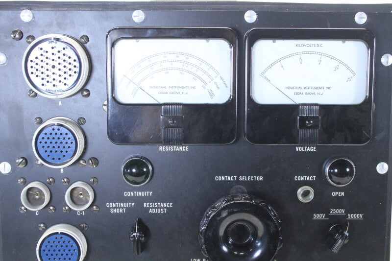 Industrial Instruments Inc. US Army Tester, Electrical Cable Harness Portable Type A-1