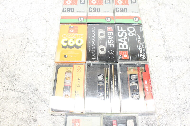 Various Assortment of unused cassettes (11x)