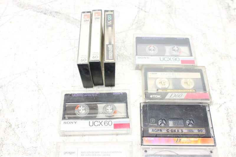 Various Assortment of used cassettes (11x)