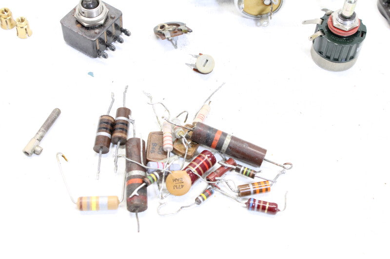 Various Box with Tubes and Various Items