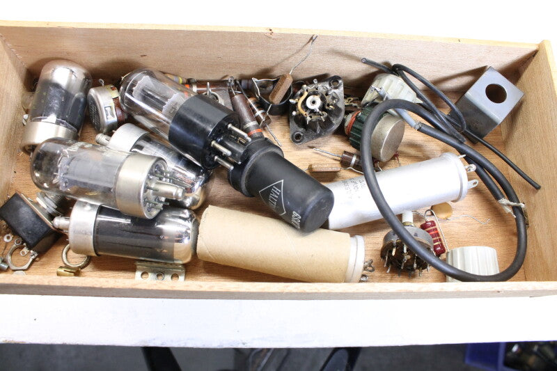 Various Box with Tubes and Various Items